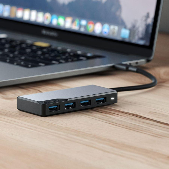 Alogic - USB-C Fusion SWIFT 4-in-1 Hub - Space Grey