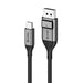 Alogic - USB-C to DisplayPort Cable 3ft 4K Ultra HD with Smart LED - Space Grey