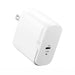 Alogic - Wall Charger 1 Port 65W GaN PD USB-C with 6ft USB-C to USB-C Cable Compact Size Rapid Power - White