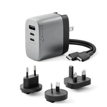 Alogic - Wall Charger 3 Port 67W GaN PD 2x USB-C