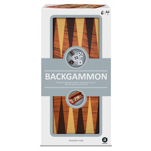 Ambassador - Folding Wood Backgamond Set - Limolin 