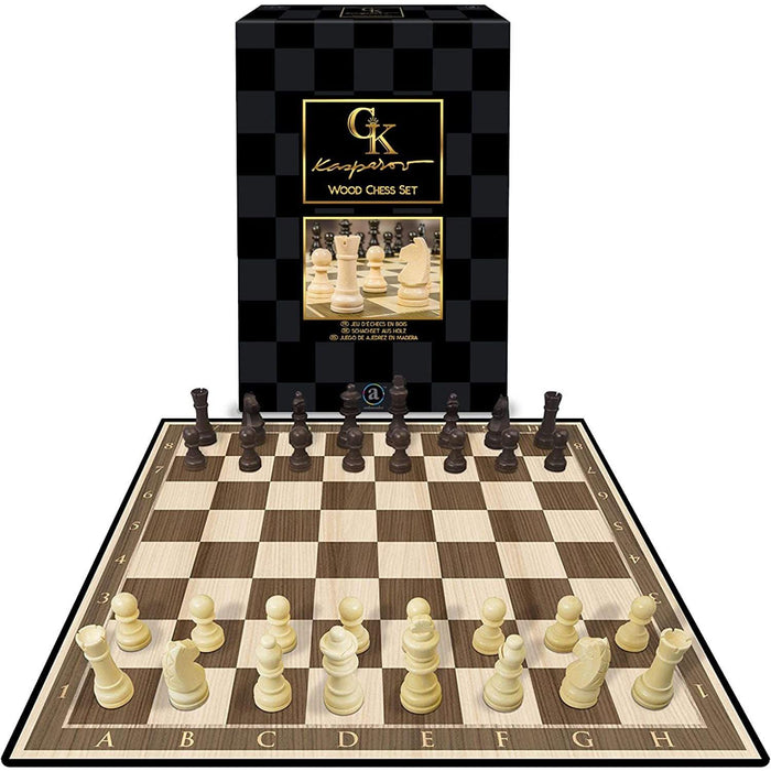 Ambassador - Kasparov - Wood Chess Set - Limolin 