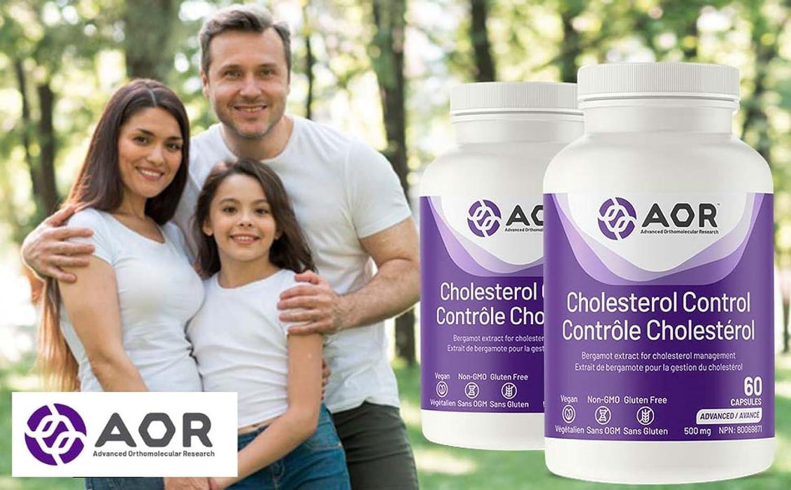 AOR - Cholesterol Control 60Caps - A Bergamot Supplement For the Maintenance of Healthy Cholesterol and Heart Health