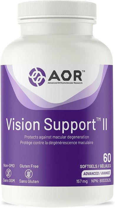 AOR - Vision Support II 60caps - Reduce Your Risk of Age-Related Macular Degeneration