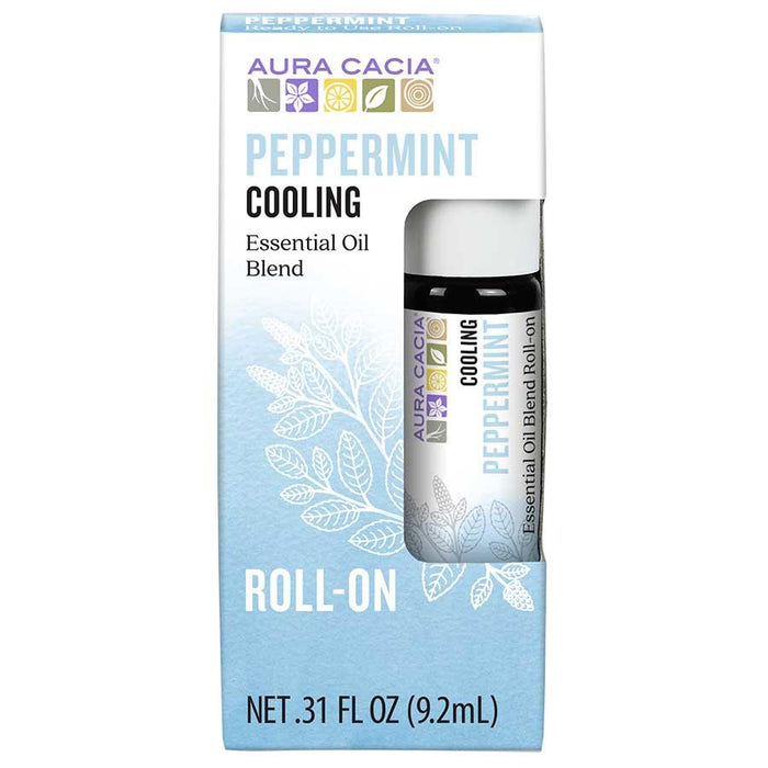 Aura Cacia - Peppermint Roll On 9.2ml - Limolin 