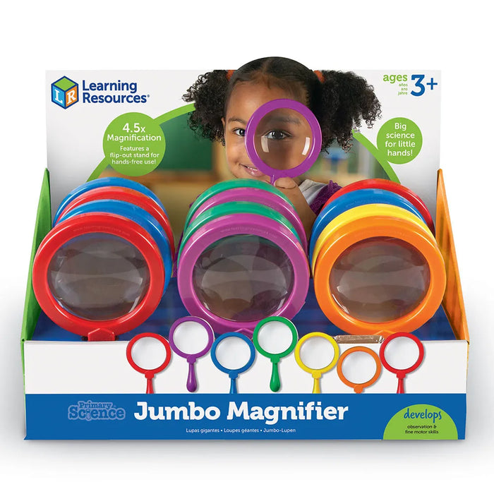 Learning Resources - Primary Science Jumbo Magnifiers(12Pcs)