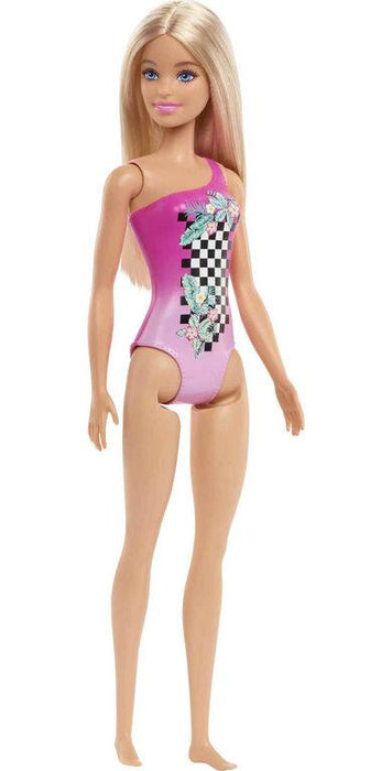 Barbie - Beach Doll - Tropical Checkers