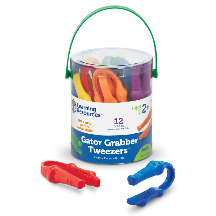 Learning Resources - Gator Grabber Tweezers(12Pcs)