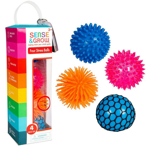 Be Amazing Toys - Sense and Grow - Four Stress Balls - Limolin 