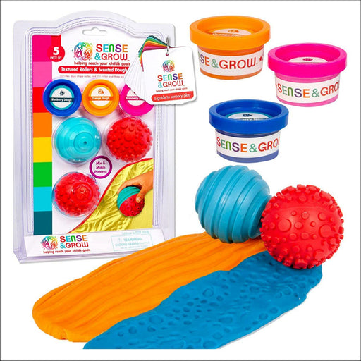 Be Amazing Toys - Sense and Grow - Textured Rollers and Scented Dough - Limolin 