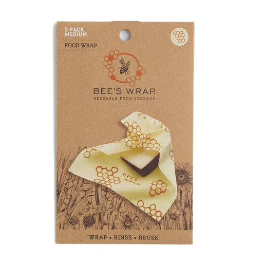 Bees Wrap - BEE-HIVE Medium Wrap Set 3/ST Honeycomb