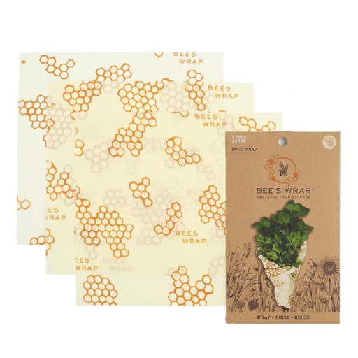 Bees Wrap - BEE-HIVE Wrap Set 3/ST 325x35cm/13x14" Honeycomb