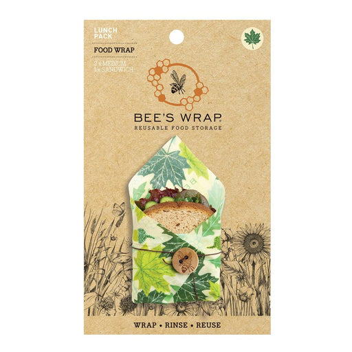 Bees Wrap - FOREST FLOOR Lunch Pack 3/ST Assorted Sizes