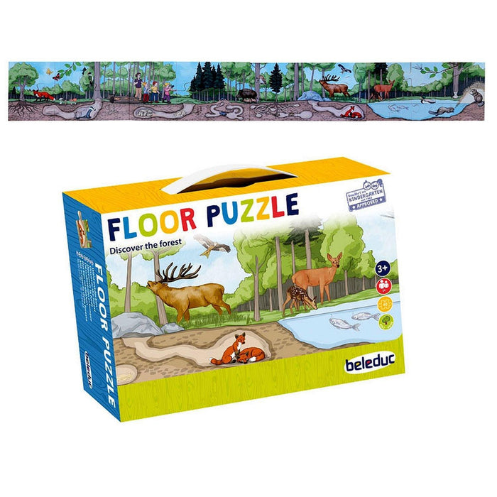 Beleduc - Floor Puzzle - Discover The Forest - Limolin 