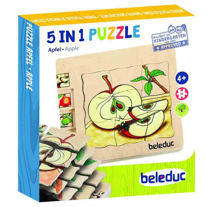 Beleduc - Layer Puzzle - Apple - Limolin 