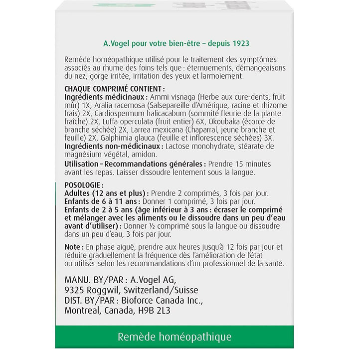 BioForce - A.Vogel Remedies - Allergy Relief - Allergies - 120 Tabs - Limolin 