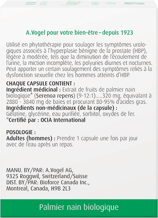 BioForce - A.Vogel Remedies, PROSTATE 1 - PROSTATE, 30 CAPS