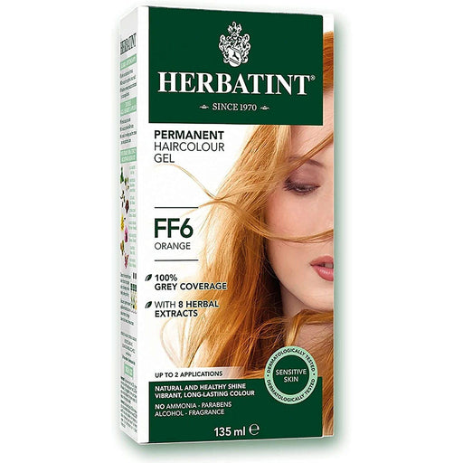 BioForce - Herbatint - Permanent Hair Colour - Ff6 Orange - 135ml - Limolin 