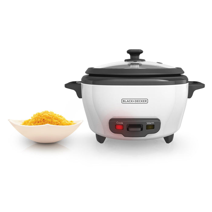 Black and Decker - Rice Cooker and Food Steamer 6 - Cup - Limolin 
