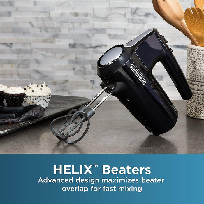 BLACK+DECKER - Performance HELIX? Premium Hand Mixer - Black - MX610B