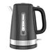 Black and Decker - Rapid Boil 1.7L Electric Cordless Kettle -in Black Stainless Steel - Limolin 
