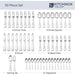 Boston Warehouse - Penthouse Satin 50Pc Flatware Svc For 8 - Limolin 