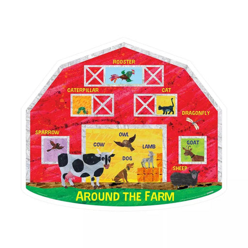 Briarpatch - World Of Eric Carle - Around The Farm - 2-Sided Floor Puzzle