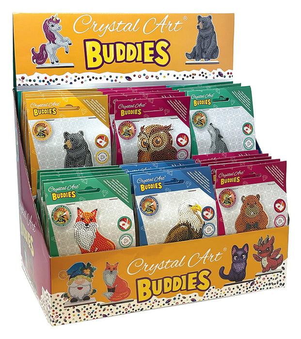 Crystal Art - Buddies: Wildlife (Assorted 30 in PDQ)