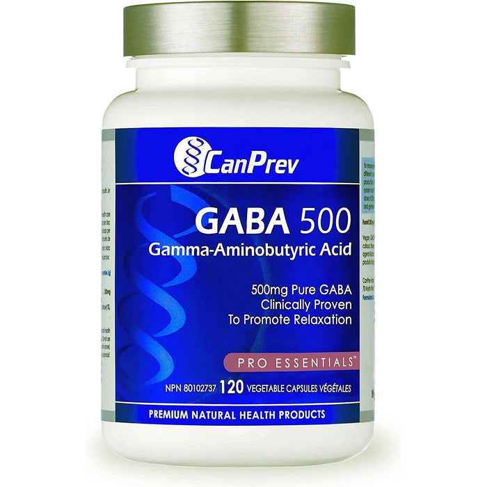 Canprev - GABA 500, 120 v-caps - Limolin 
