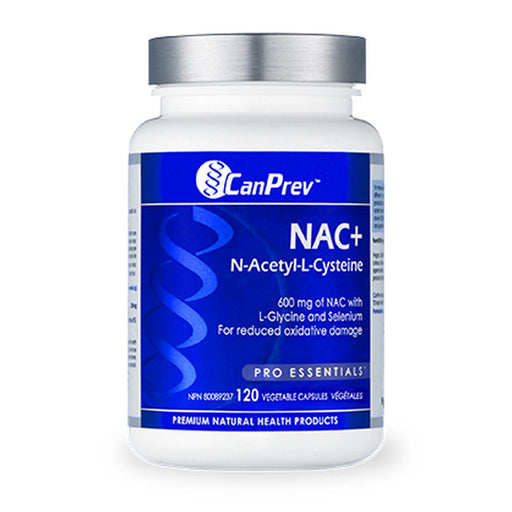 Canprev - NAC+ N-Acetyl-L-Cysteine, 120 Vegetable Capsules - Limolin 