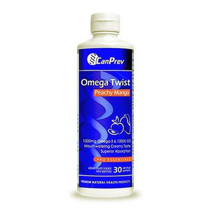 Canprev - Omega Twist - Peachy Mango, 450 ml - Limolin 