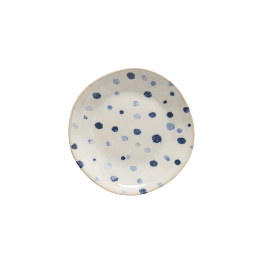 Casafina - Nantucket White Dots Salad/dessert plate - Limolin 