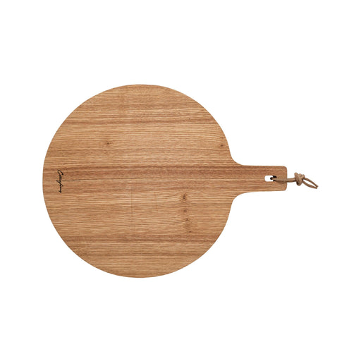 Casafina - Oak Wood round board with handle 34cm - Limolin 