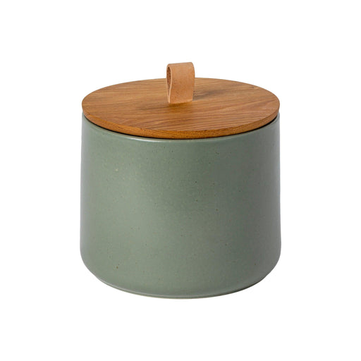 Casafina - Pacifica Artichoke Canister w/oak lid 20cm - Limolin 