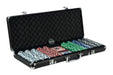 CHH Games - 500 PC Dice Chip Black Poker Set