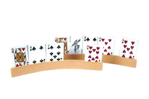 CHH Games - Card Holder - Curve shape Wooden Card Holders