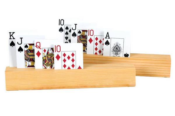 CHH Games - Card Holder - Wooden 4 Slot Card Holders