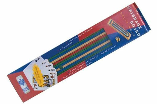 CHH Games - Cribbage - 3 Color Track Cribbage wih Cards