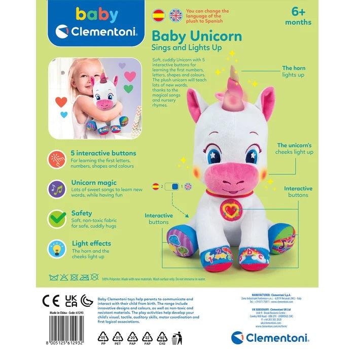 Clementoni - Baby Unicorn Plush (FR)