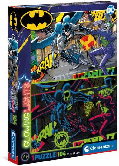 Clementoni - Puzzle 104: Batman - Glowing Batman Vs Joker