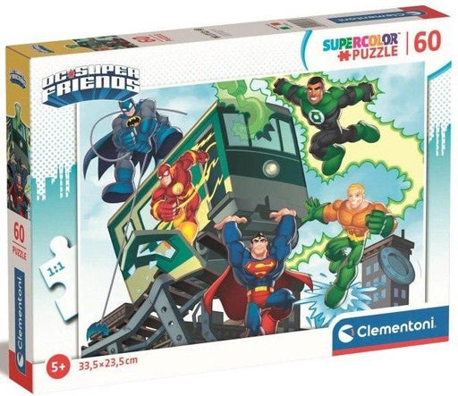 Clementoni - Puzzle 60: Dc Comics - Super Friends