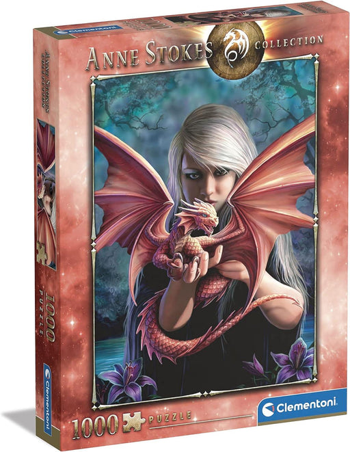 Clementoni - Dragonkin - Anne Stokes (1000-Piece Puzzle)