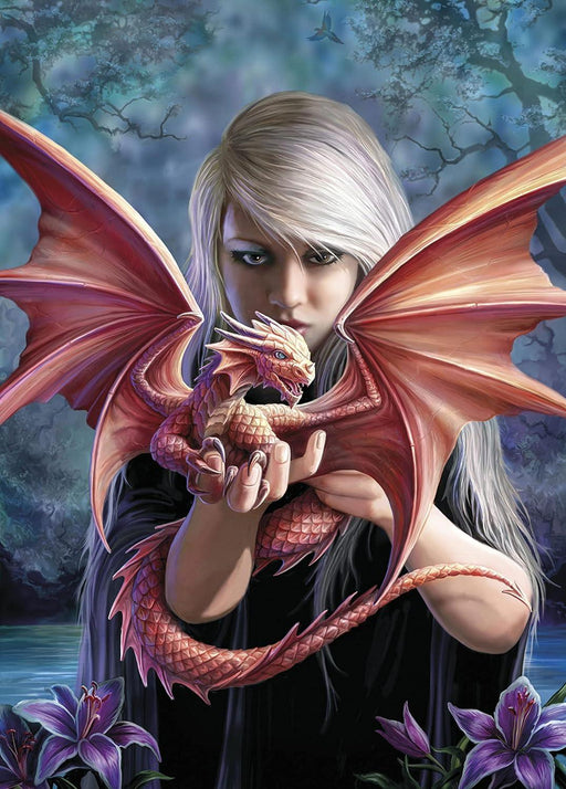 Clementoni - Dragonkin - Anne Stokes (1000-Piece Puzzle)