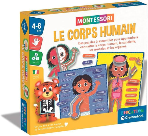 Clementoni - Education: Montessori - Le Corps Humain (FR)