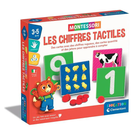 Clementoni - Education: Montessori - Les Chiffres Tactiles (FR)