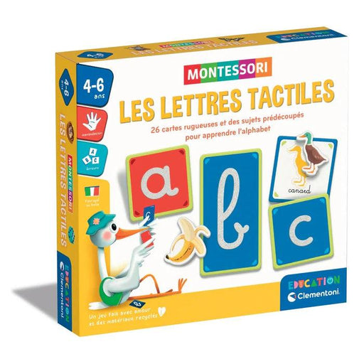 Clementoni - Education: Montessori - Les Lettres Tactiles (FR)