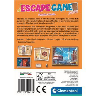 Clementoni - Escape Game - Enquete e Berlin (FR)