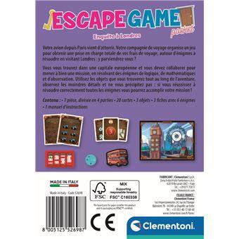 Clementoni - Escape Game - Enquete e Londres (FR)