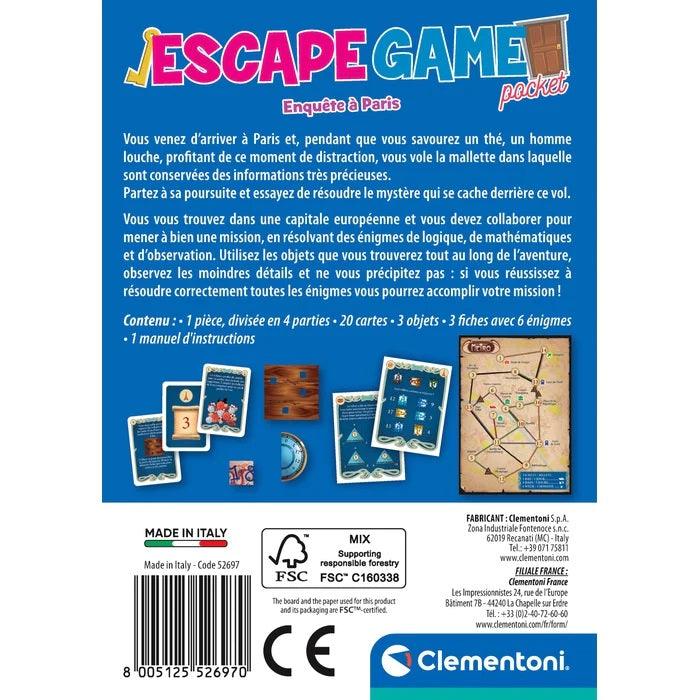 Clementoni - Escape Game - Enquete e Paris (FR)