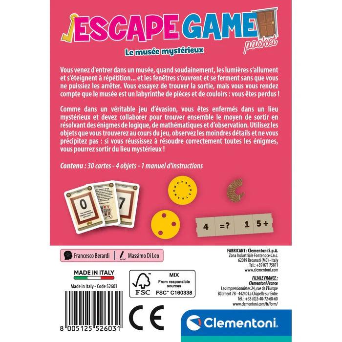 Clementoni - Escape Game - Musée